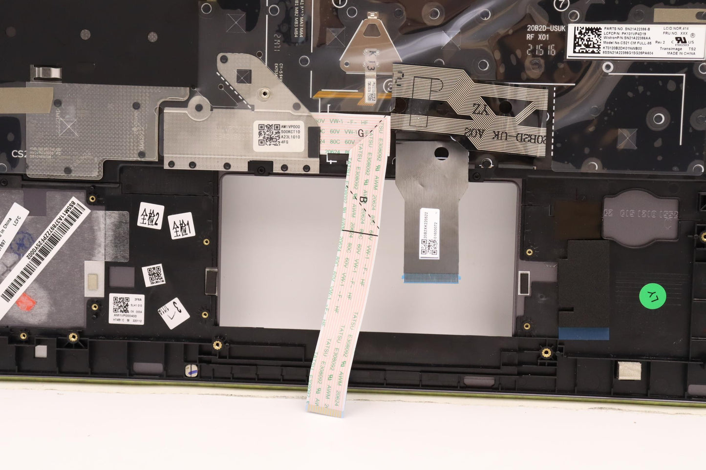 Lenovo Mech_Asm Kbdw/C Nor Bklt(Tra) - 5M11A37897