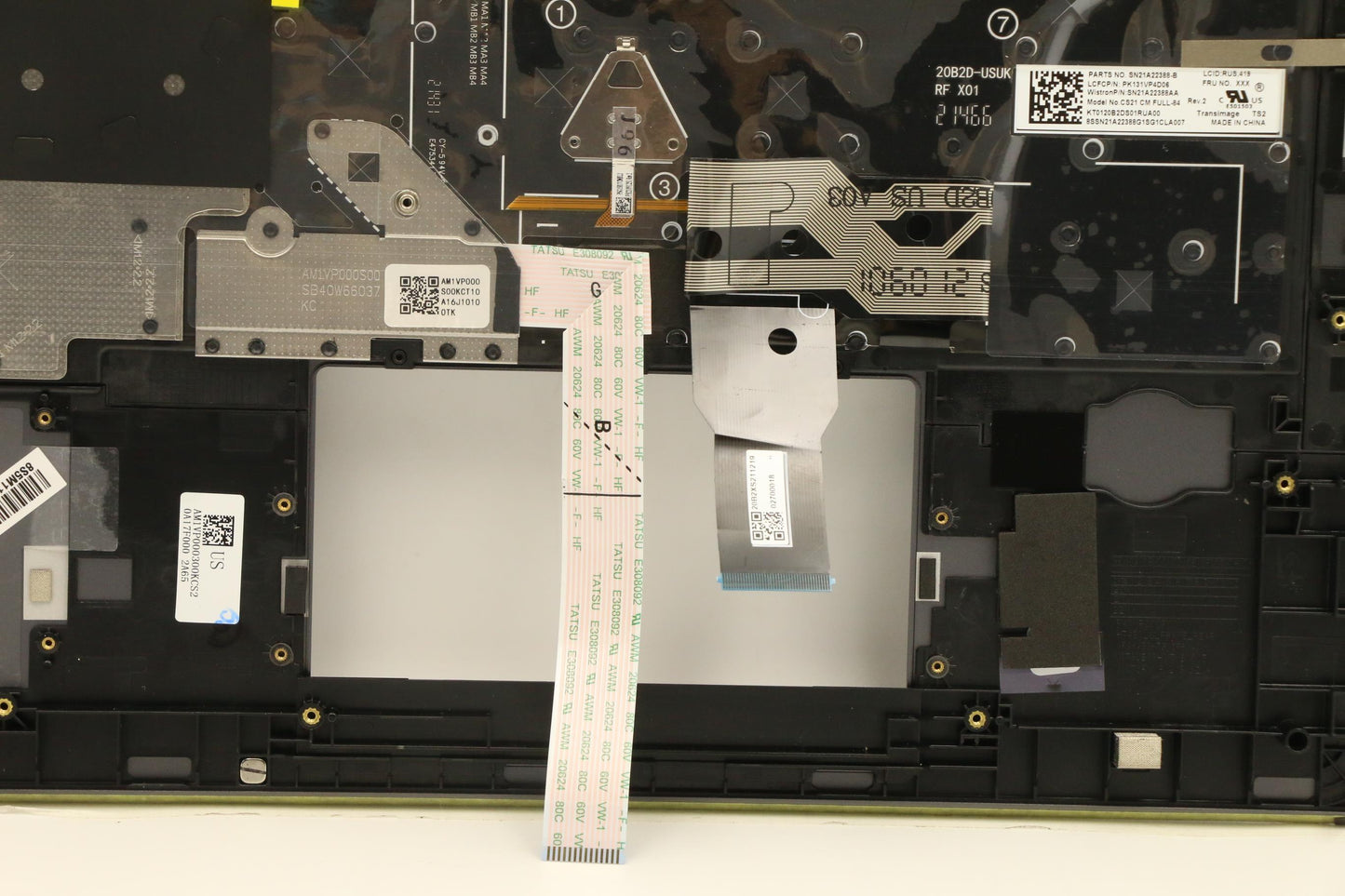 Lenovo Mech_Asm Kbdw/C Rus Bklt(Tra) - 5M11A37910