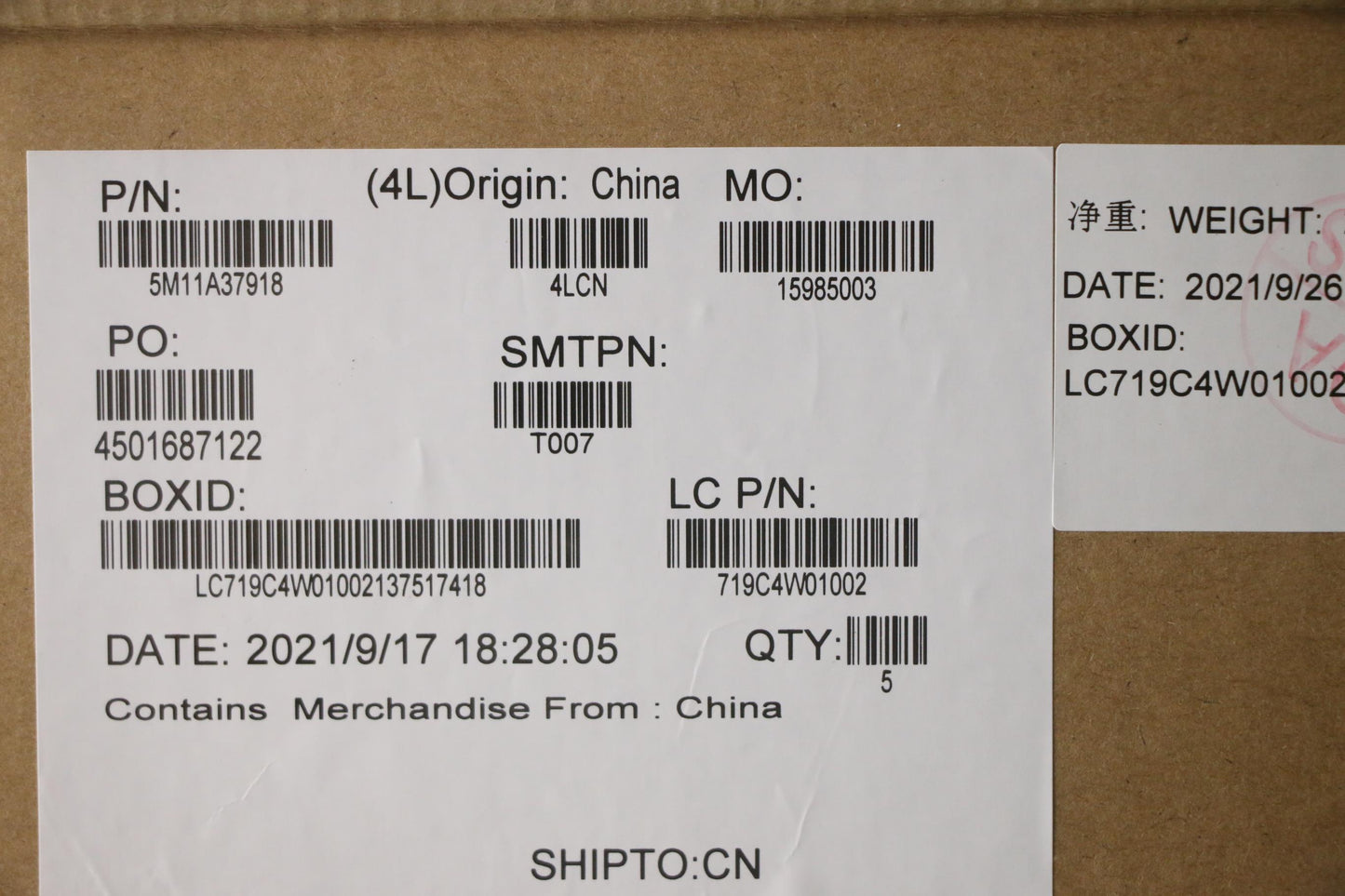 Lenovo Mech_Asm Kbdw/C Spa Bklt(Tra) - 5M11A37918