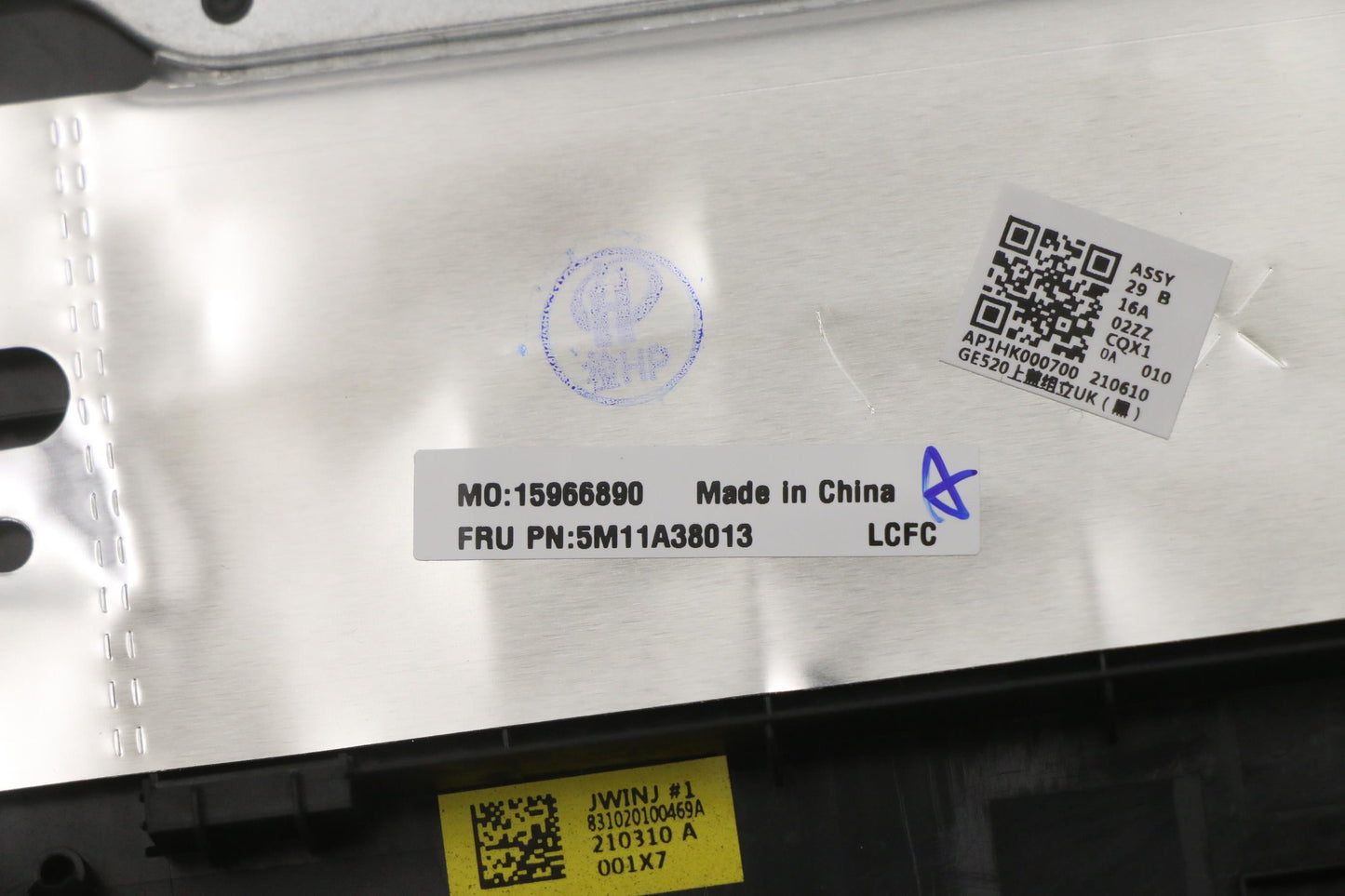 Lenovo Mech_Asm Kb C Spa(Pmx)Pt Uk Bk - 5M11A38013