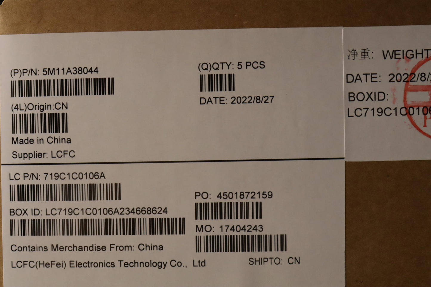 Lenovo Mech Assembly Kb C Hbw(Pmx)Pt - 5M11A38044
