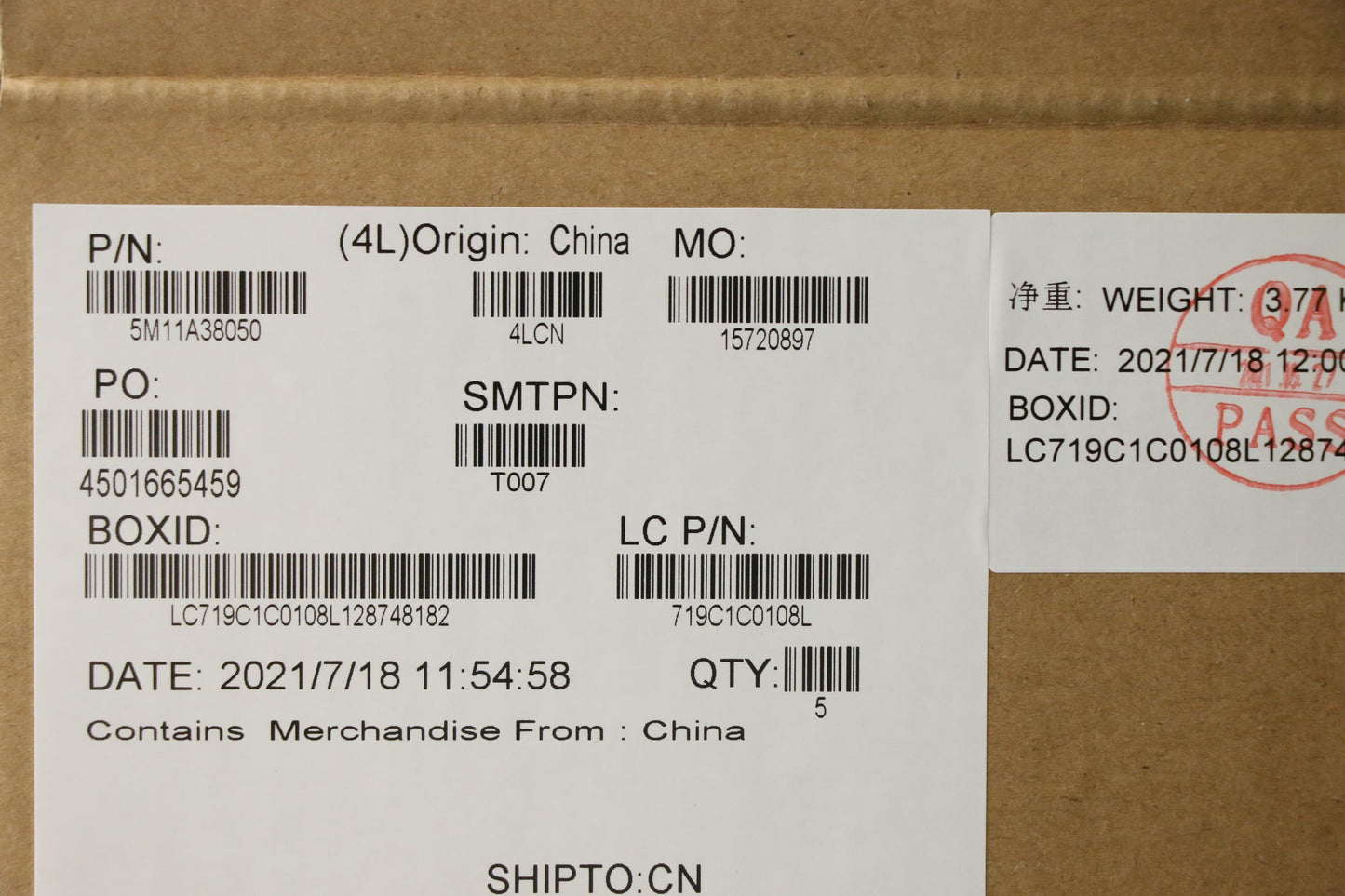 Lenovo Mech_Asm Kb C Ita(Pmx)Pt Uk Bk - 5M11A38050