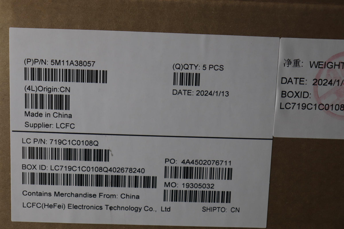 Lenovo Mech Assembly Kb C Nor(Tsg)Pt - 5M11A38057