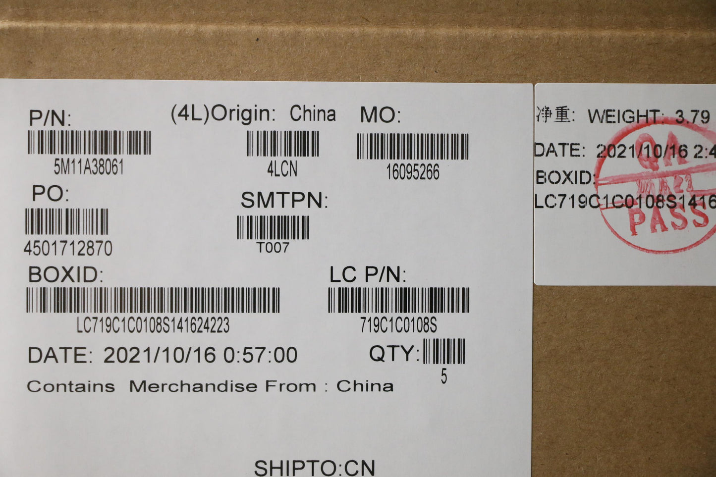 Lenovo Mech_Asm Kb C Por(Pmx)Pt Uk Bk - 5M11A38061