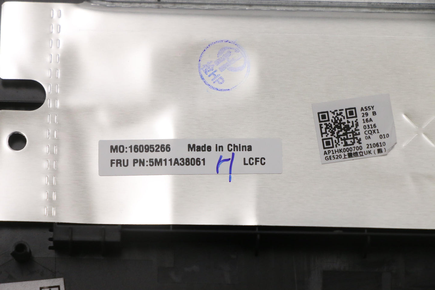 Lenovo Mech_Asm Kb C Por(Pmx)Pt Uk Bk - 5M11A38061