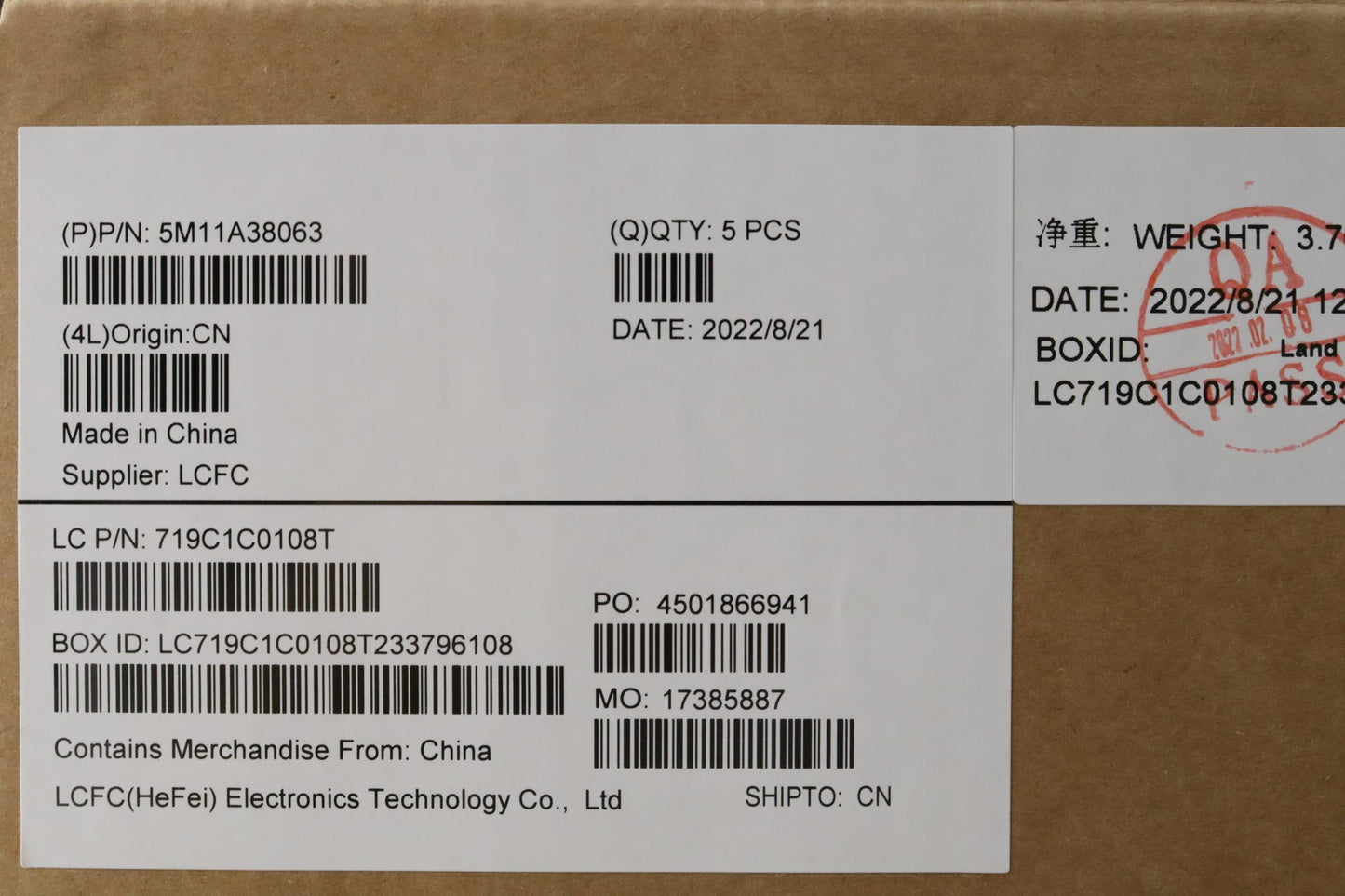 Lenovo Mech Assembly Kb C Por(Tsg)Pt - 5M11A38063