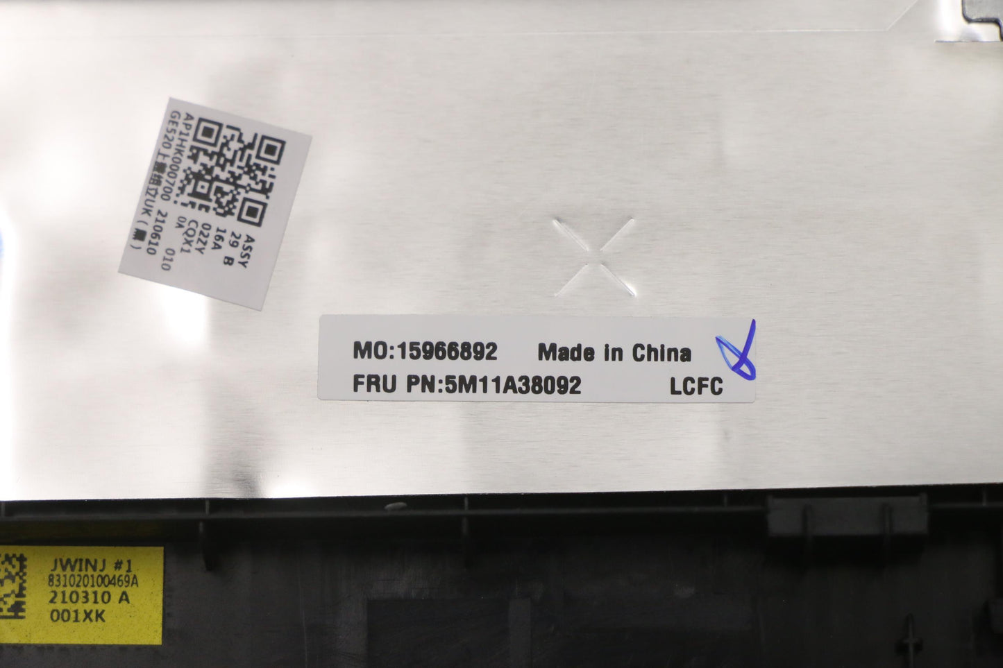 Lenovo Mech_Asm Kb C Sws(Pmx)Pt Uk Bk - 5M11A38092