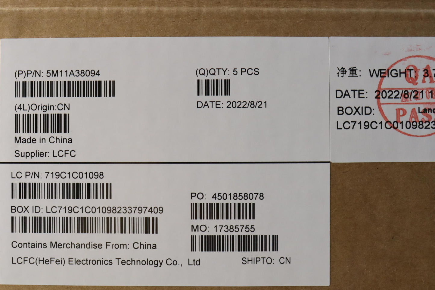 Lenovo Mech Assembly Kb C Sws(Tsg)Pt - 5M11A38094