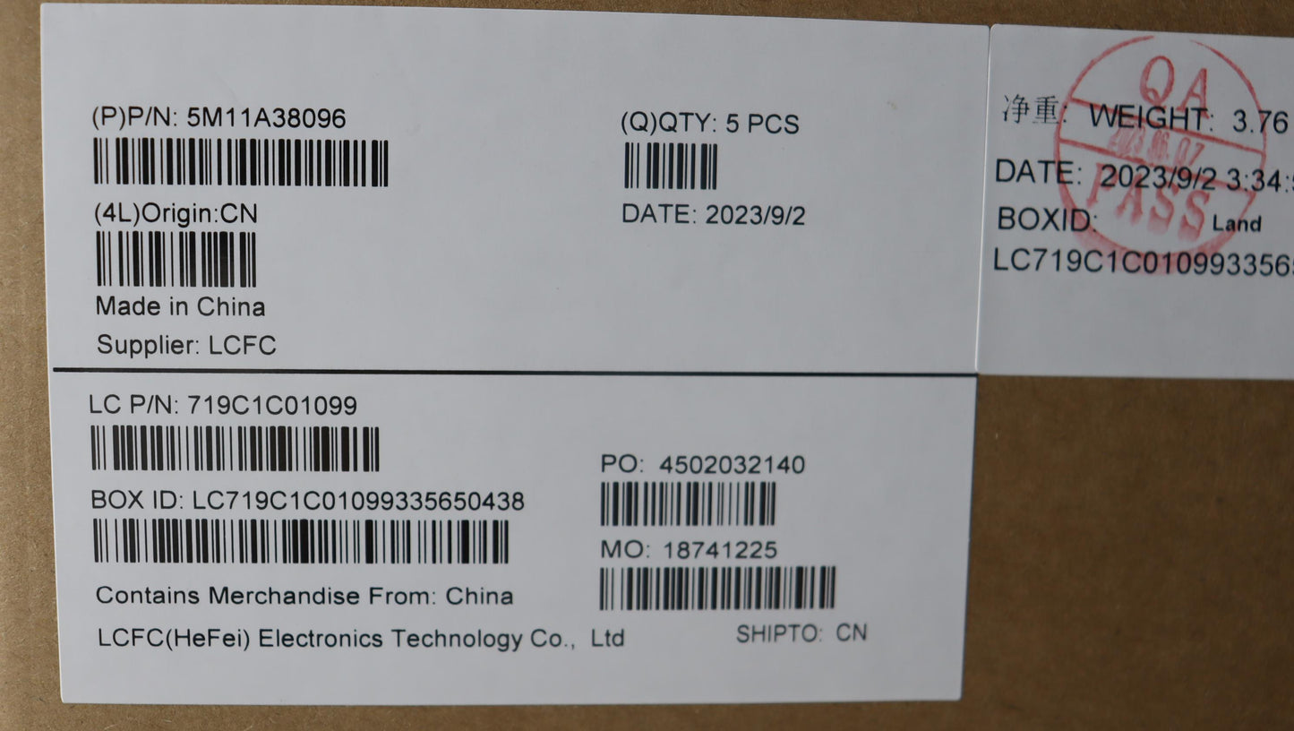 Lenovo Mech Assembly Kb C Sws(Srx)Pt - 5M11A38096