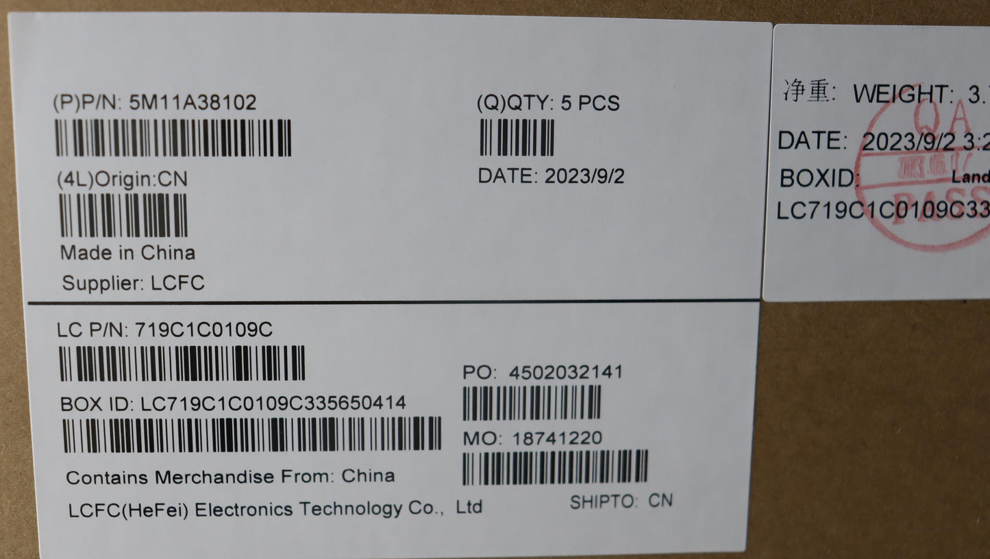 Lenovo Mech Assembly Kb C Tur(Srx)Pt - 5M11A38102