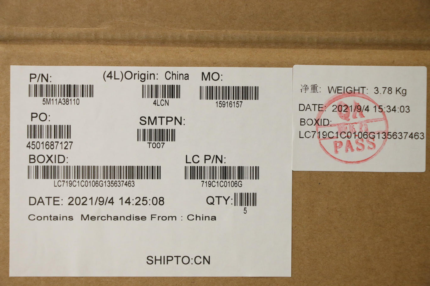 Lenovo Mech_Asm Kb C Euroeng(Pmx)Pt U - 5M11A38110
