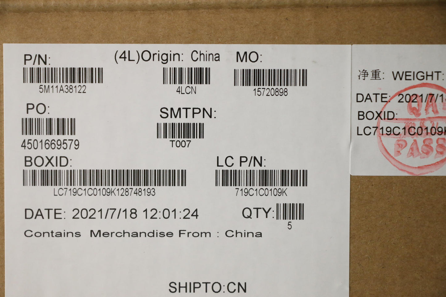 Lenovo Mech_Asm Kb C Bul(Pmx)Pt Uk Bk - 5M11A38122
