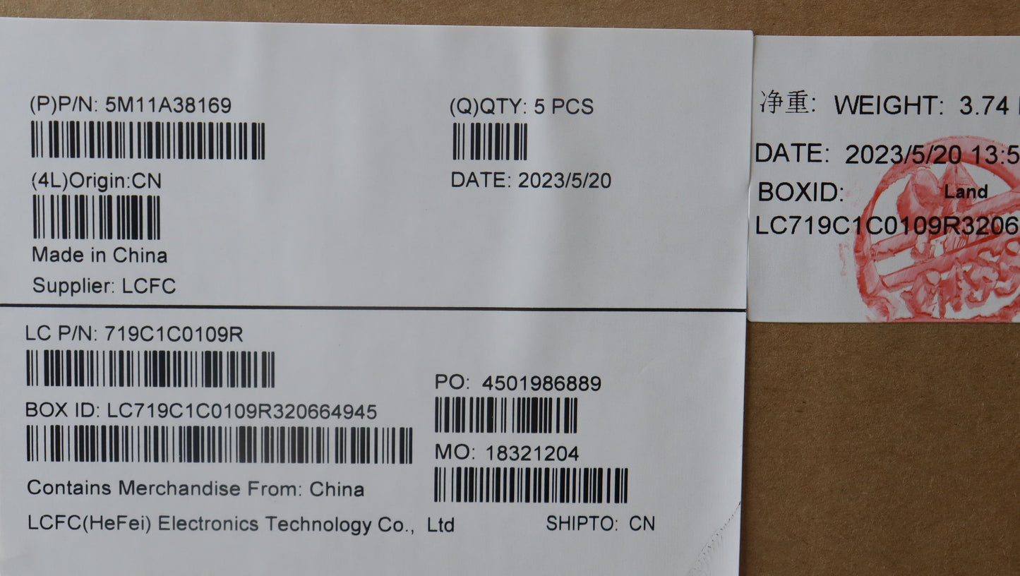 Lenovo Mech Assembly Kb C Brl(Pmx)Pt - 5M11A38169