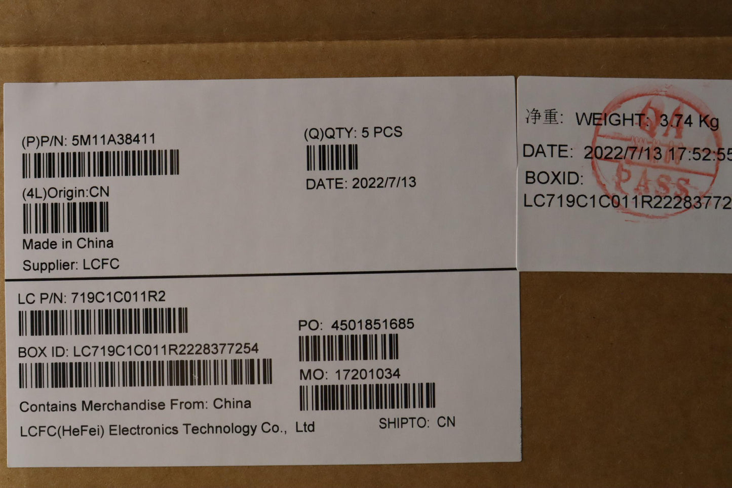 Lenovo Mech Assembly Kb C Eng(Tsg)Pt - 5M11A38411