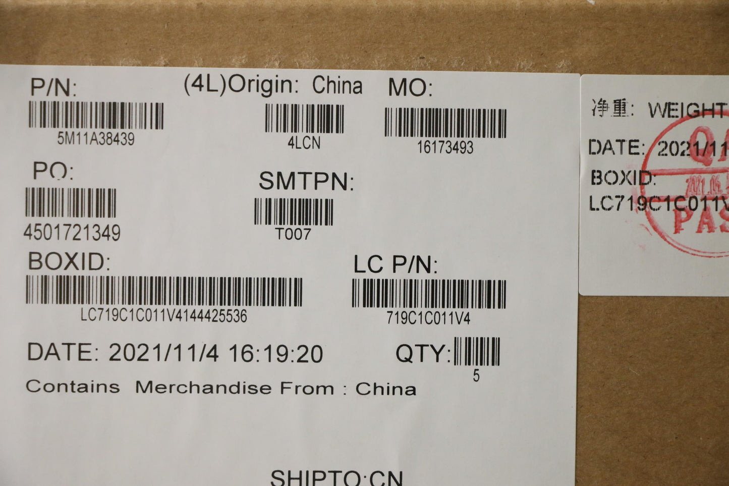 Lenovo Mech_Asm Kb C Spa(Pmx)Pt Fp Uk - 5M11A38439
