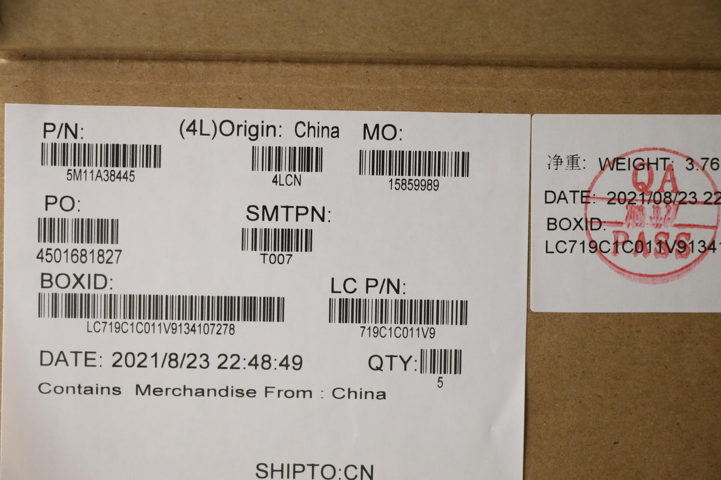 Lenovo Mech_Asm Kb C Fra(Pmx)Pt Fp Uk - 5M11A38445