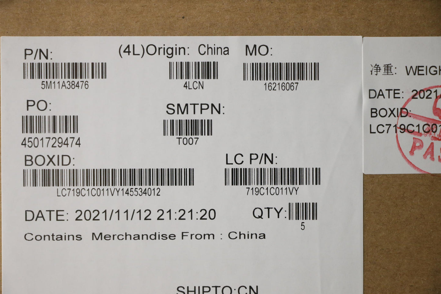 Lenovo Mech_Asm Kb C Nor(Pmx)Pt Fp Uk - 5M11A38476