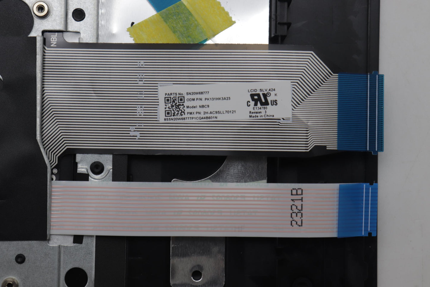 Lenovo Mech Assembly Kb C Slv(Pmx)Pt - 5M11A38500