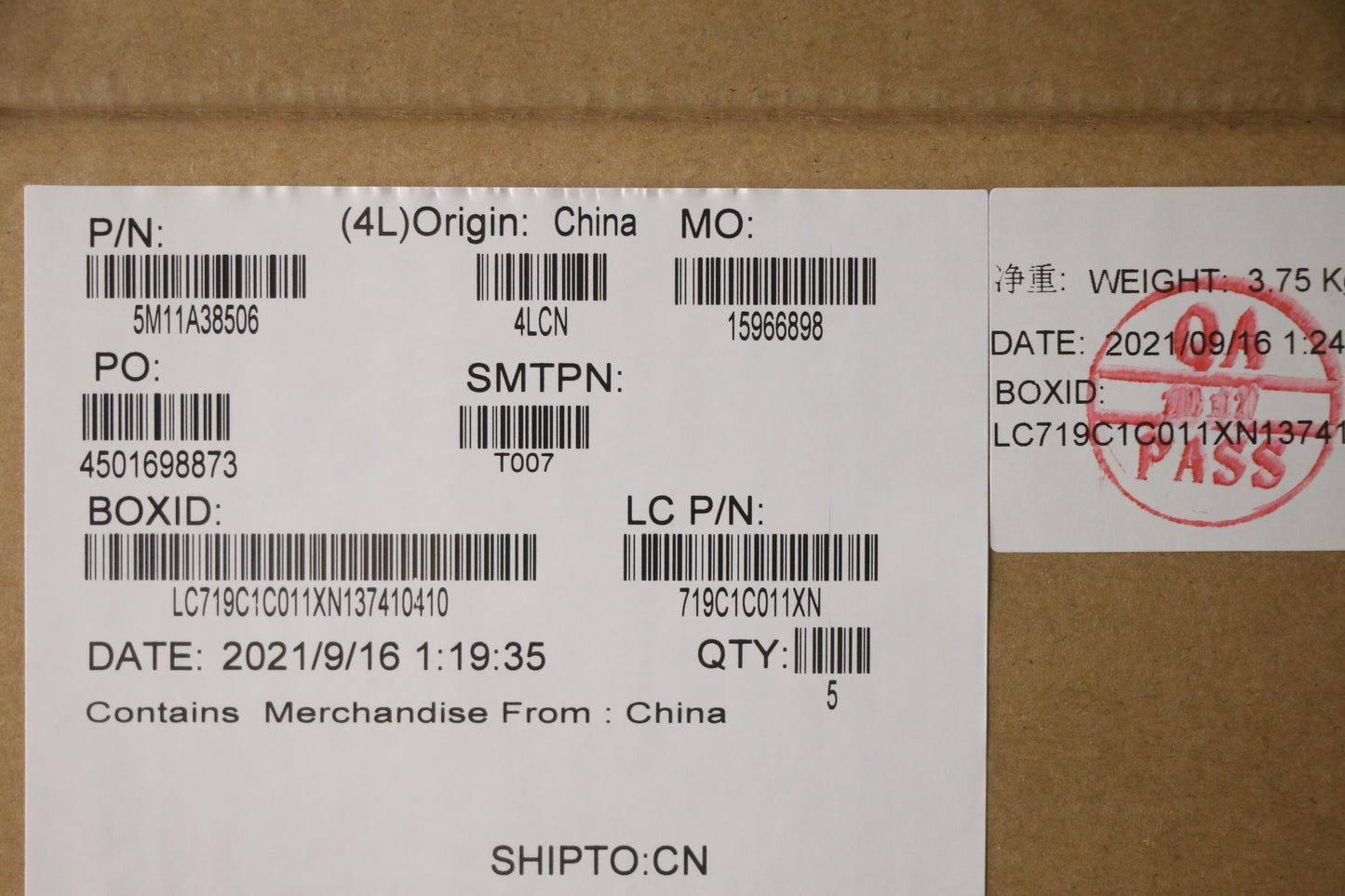 Lenovo Mech_Asm Kb C Swe/Fin(Pmx)Pt F - 5M11A38506