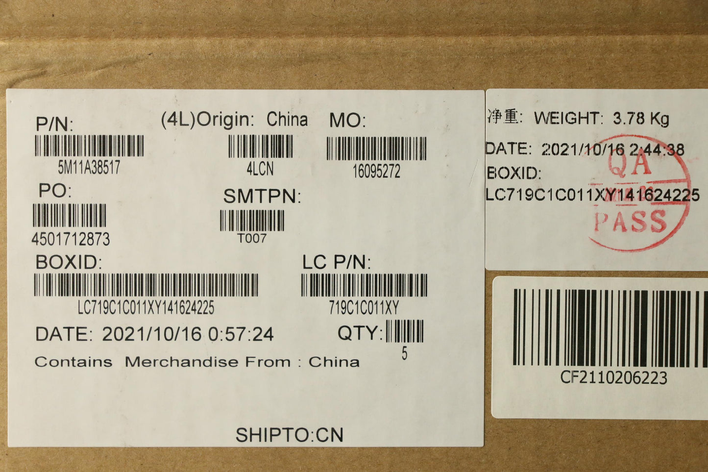 Lenovo Mech_Asm Kb C Sws(Pmx)Pt Fp Uk - 5M11A38517