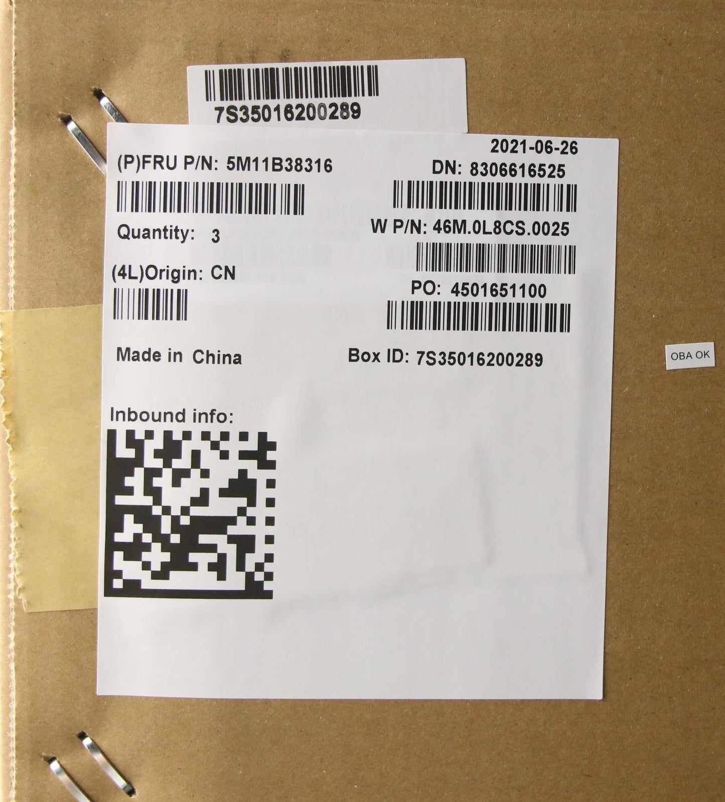 Lenovo Mech_Asm Grp,Kbd,Bzl,Den,Wl,Bk - 5M11B38316