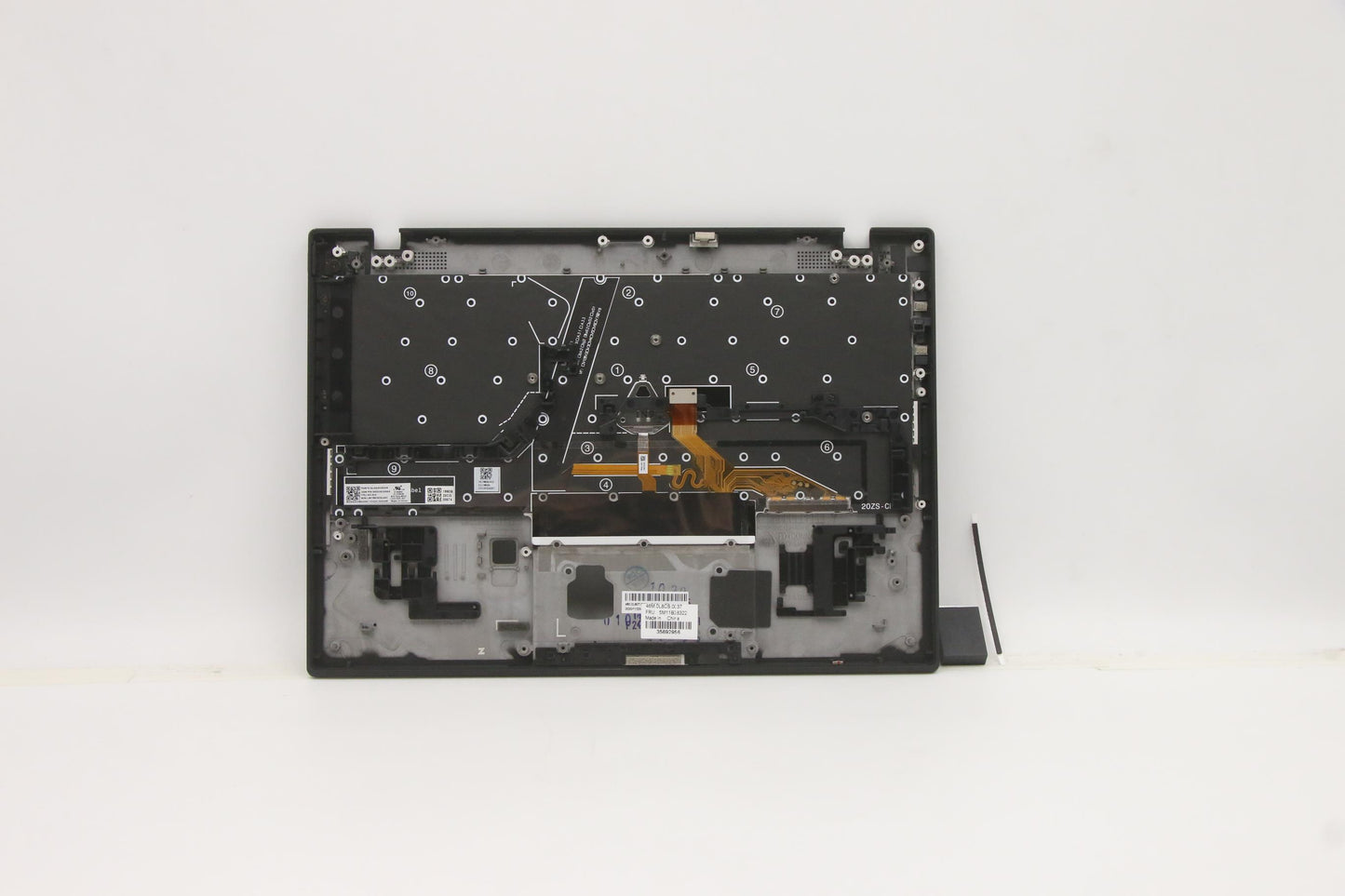 Lenovo Mech_Asm Grp,Kbd,Bzl,Ger,Wl,Bk - 5M11B38322