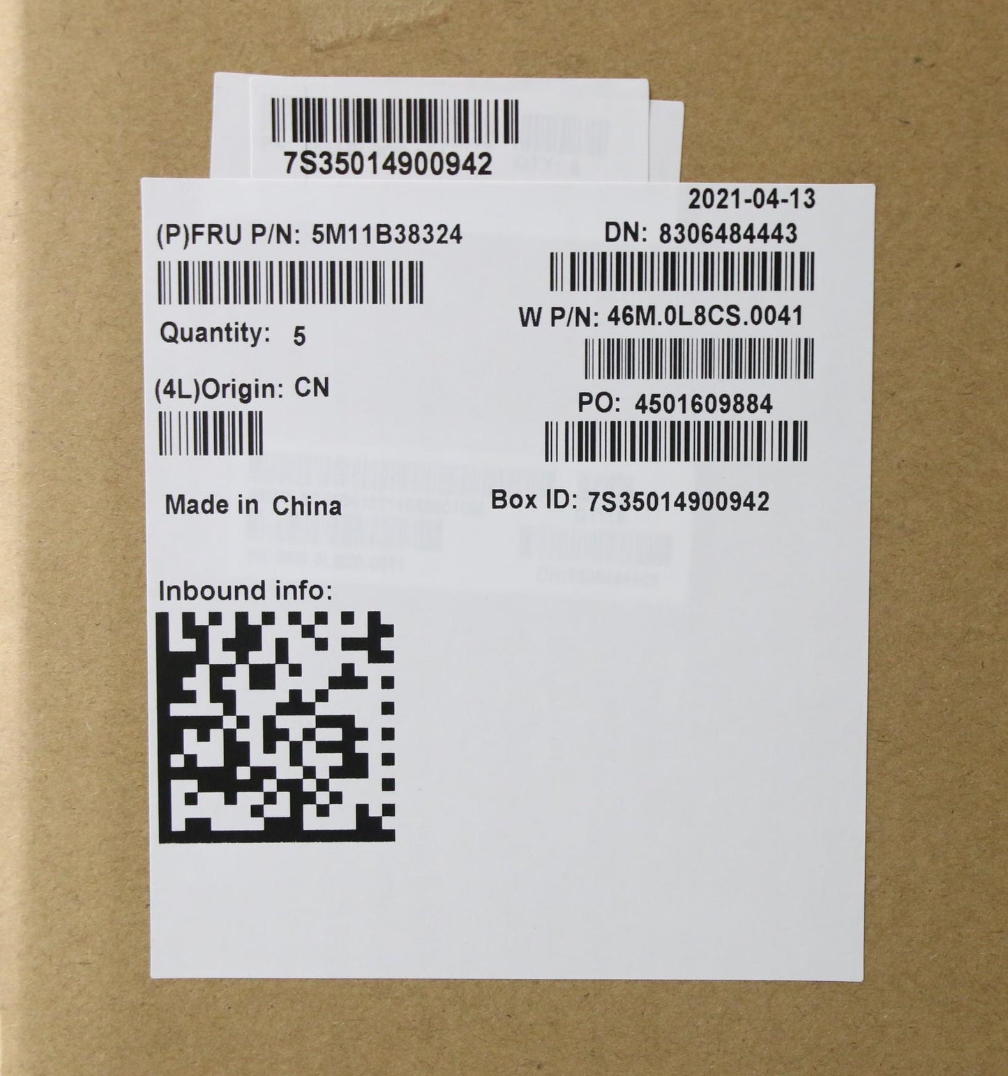 Lenovo Mech_Asm Grp,Kbd,Bzl,Hbw,Wl,Bk - 5M11B38324
