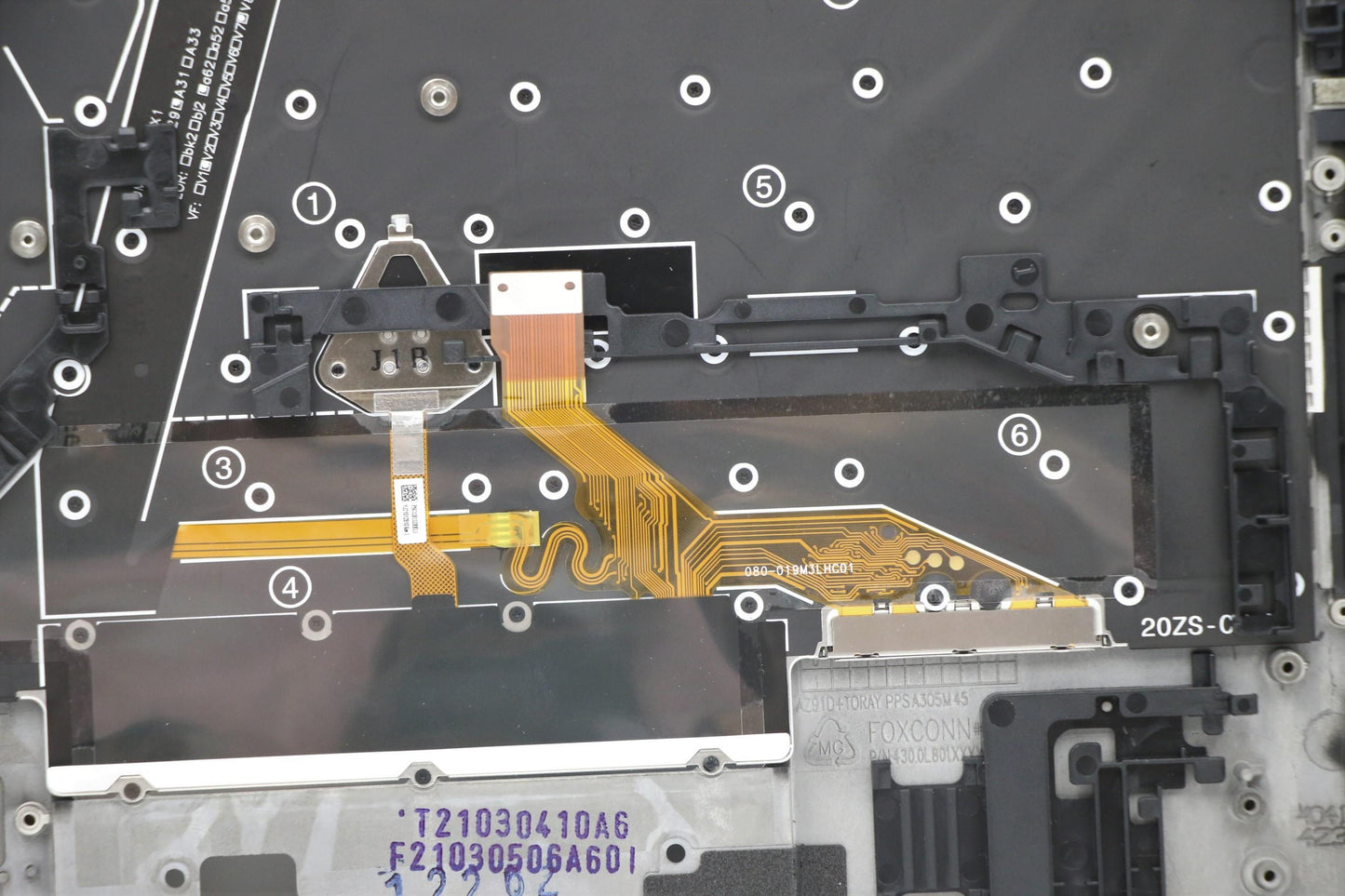 Lenovo Mech_Asm Grp,Kbd,Bzl,Hbw,Wl,Bk - 5M11B38324