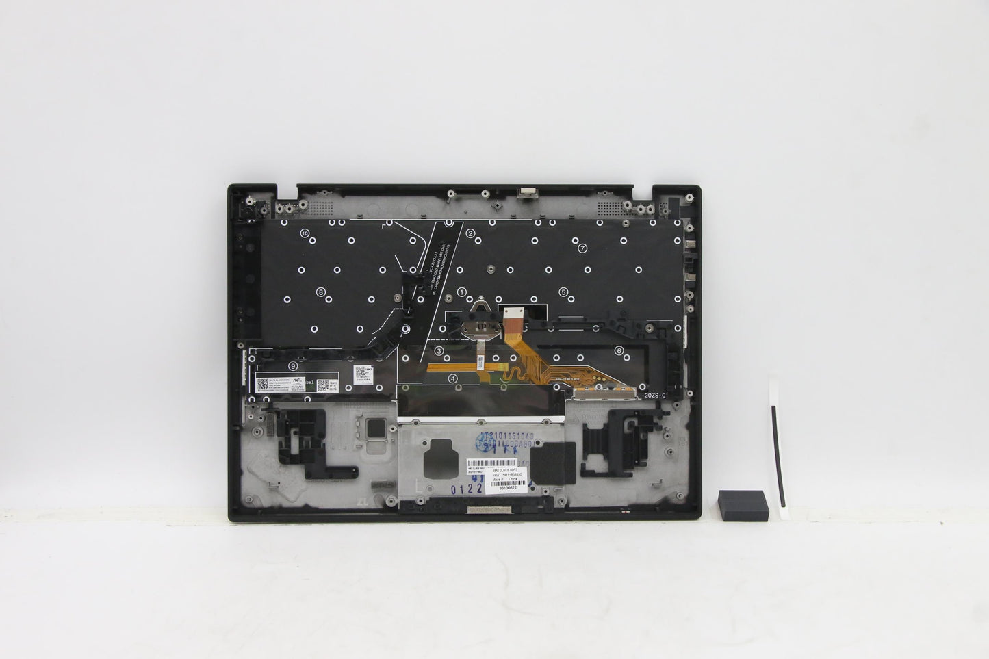 Lenovo Mech_Asm Grp,Kbd,Bzl,Kor,Wl,Bk - 5M11B38330