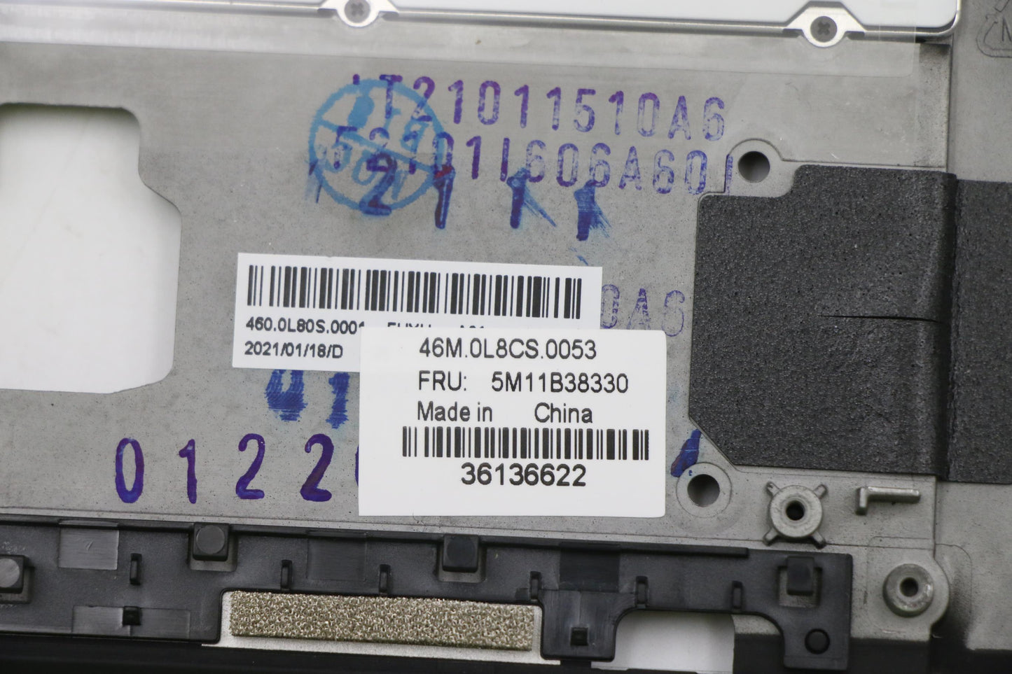 Lenovo Mech_Asm Grp,Kbd,Bzl,Kor,Wl,Bk - 5M11B38330