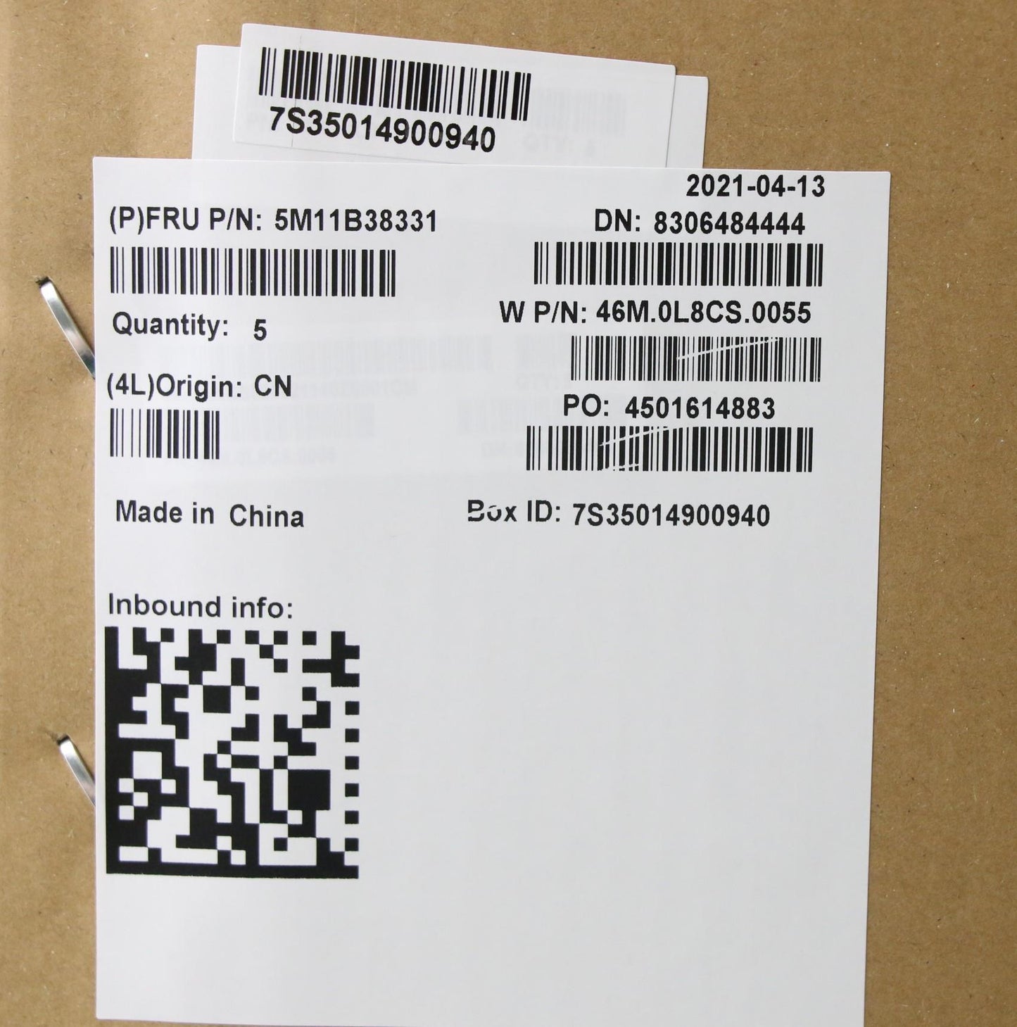 Lenovo Mech_Asm Grp,Kbd,Bzl,La Spa,Wl - 5M11B38331