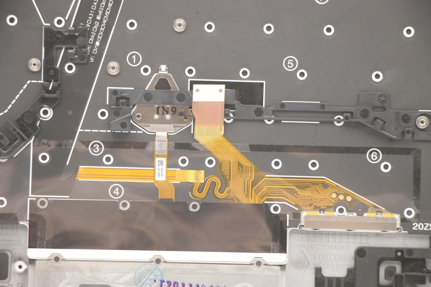 Lenovo Mech_Asm Grp,Kbd,Bzl,Nordic,Wl - 5M11B38333