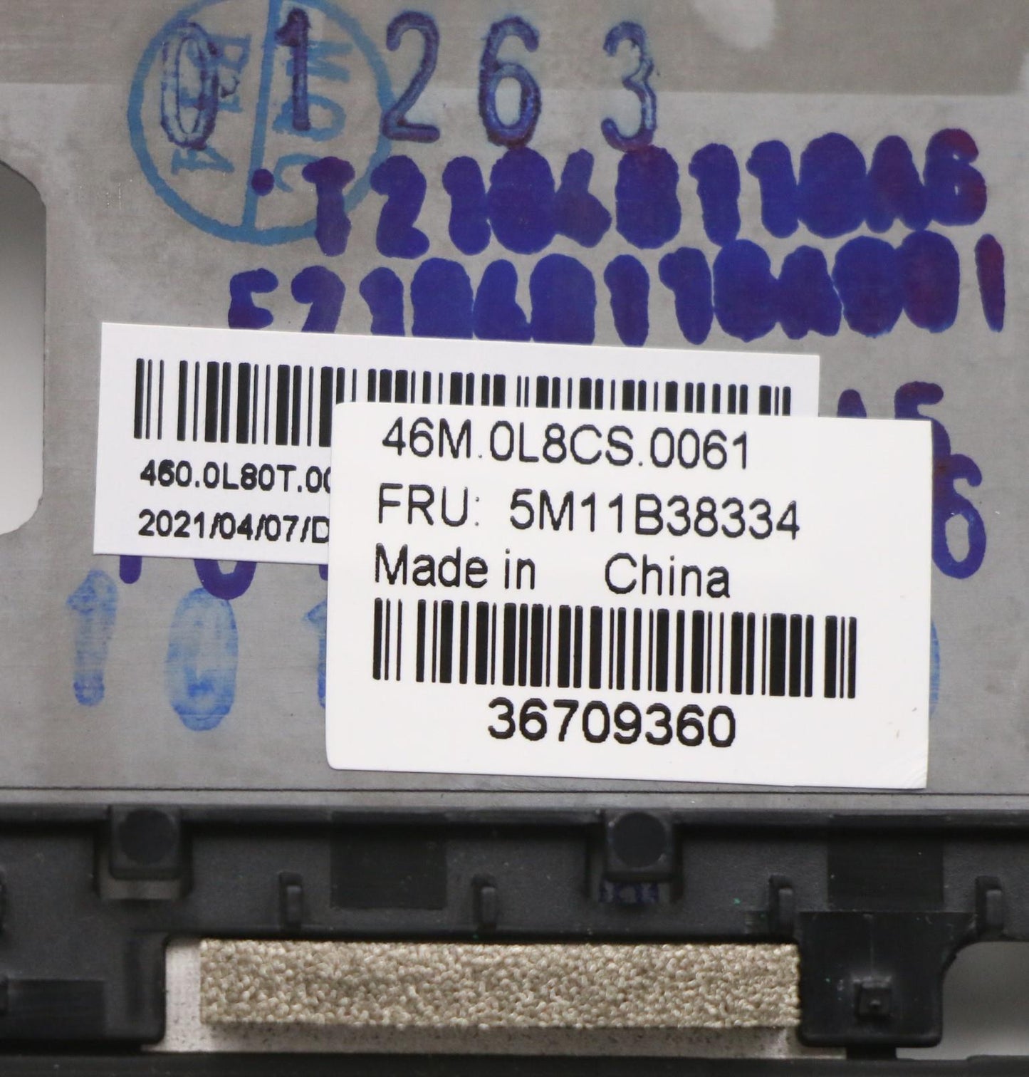 Lenovo Mech_Asm Grp,Kbd,Bzl,Por,Wl,Bk - 5M11B38334
