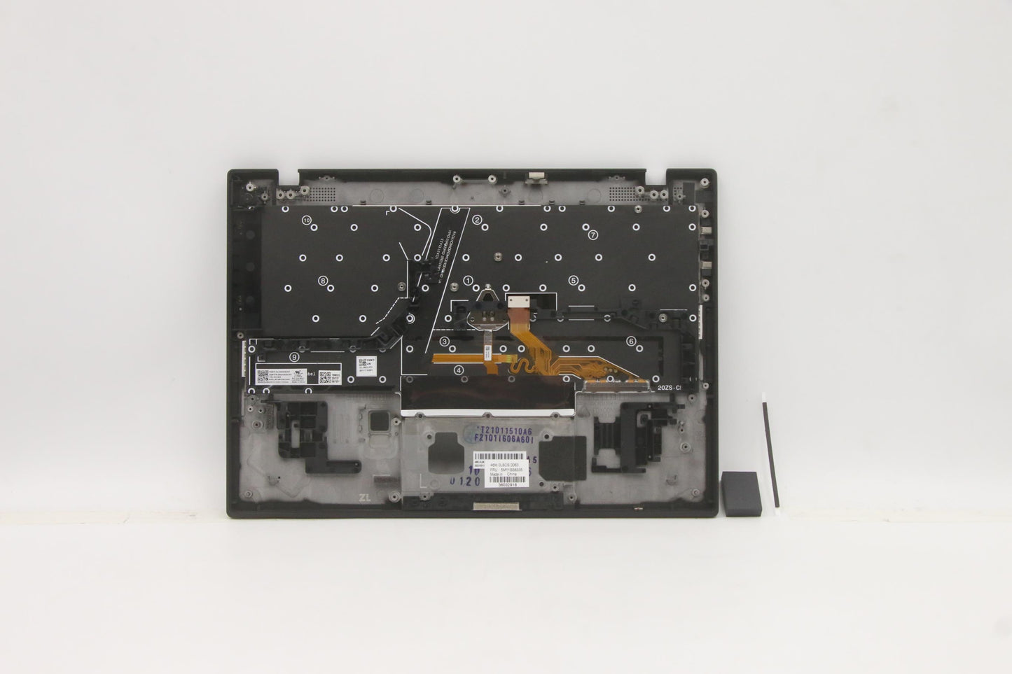Lenovo Mech_Asm Grp,Kbd,Bzl,Rus,Wl,Bk - 5M11B38335