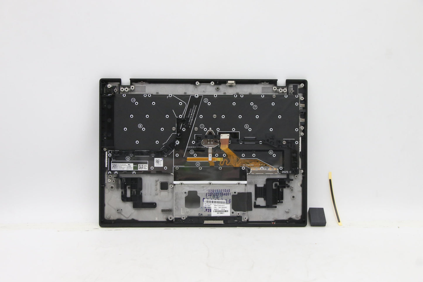 Lenovo Mech_Asm Grp,Kbd,Bzl,Tur,Wl,Bk - 5M11B38342