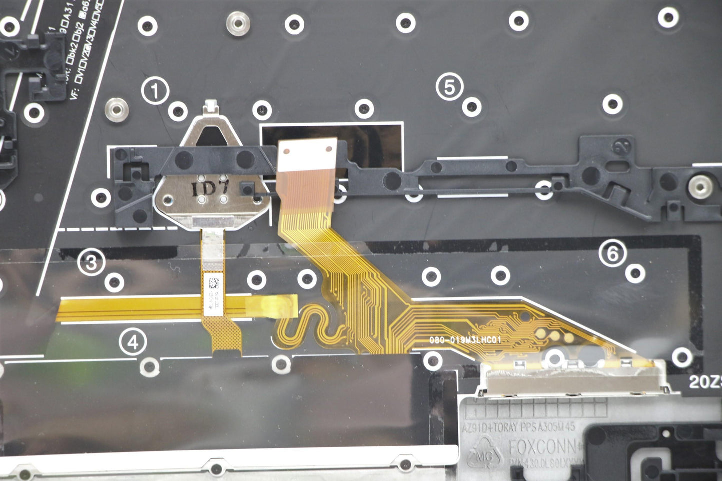 Lenovo Mech_Asm Grp,Kbd,Bzl,Tur,Wl,Bk - 5M11B38342