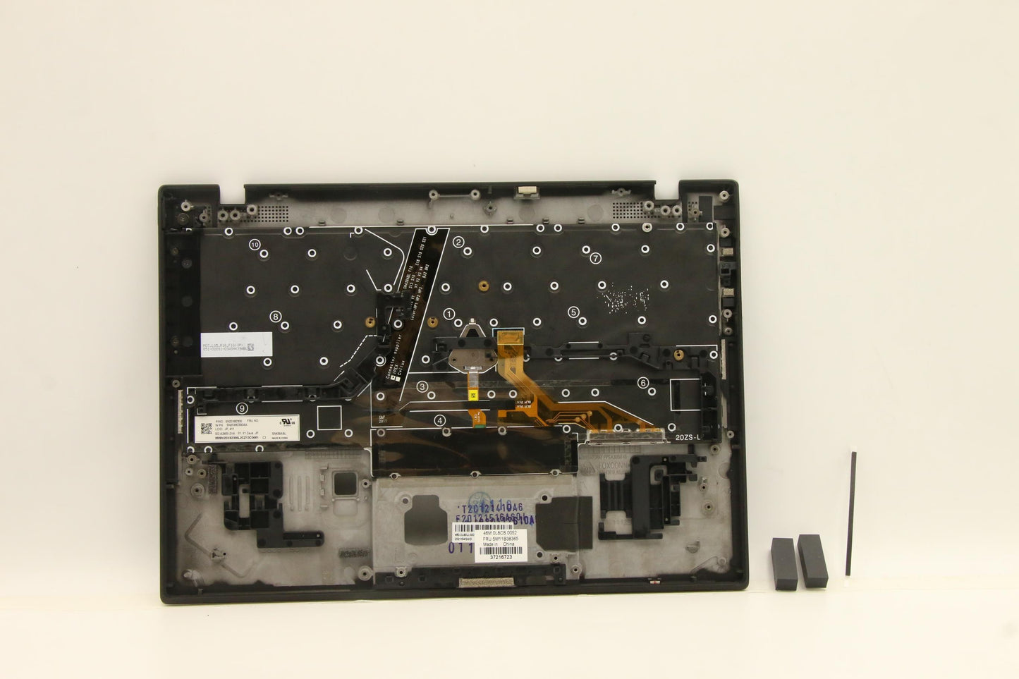 Lenovo Mech_Asm Grp,Kbd,Bzl,Jpn,Wl,Bk - 5M11B38365