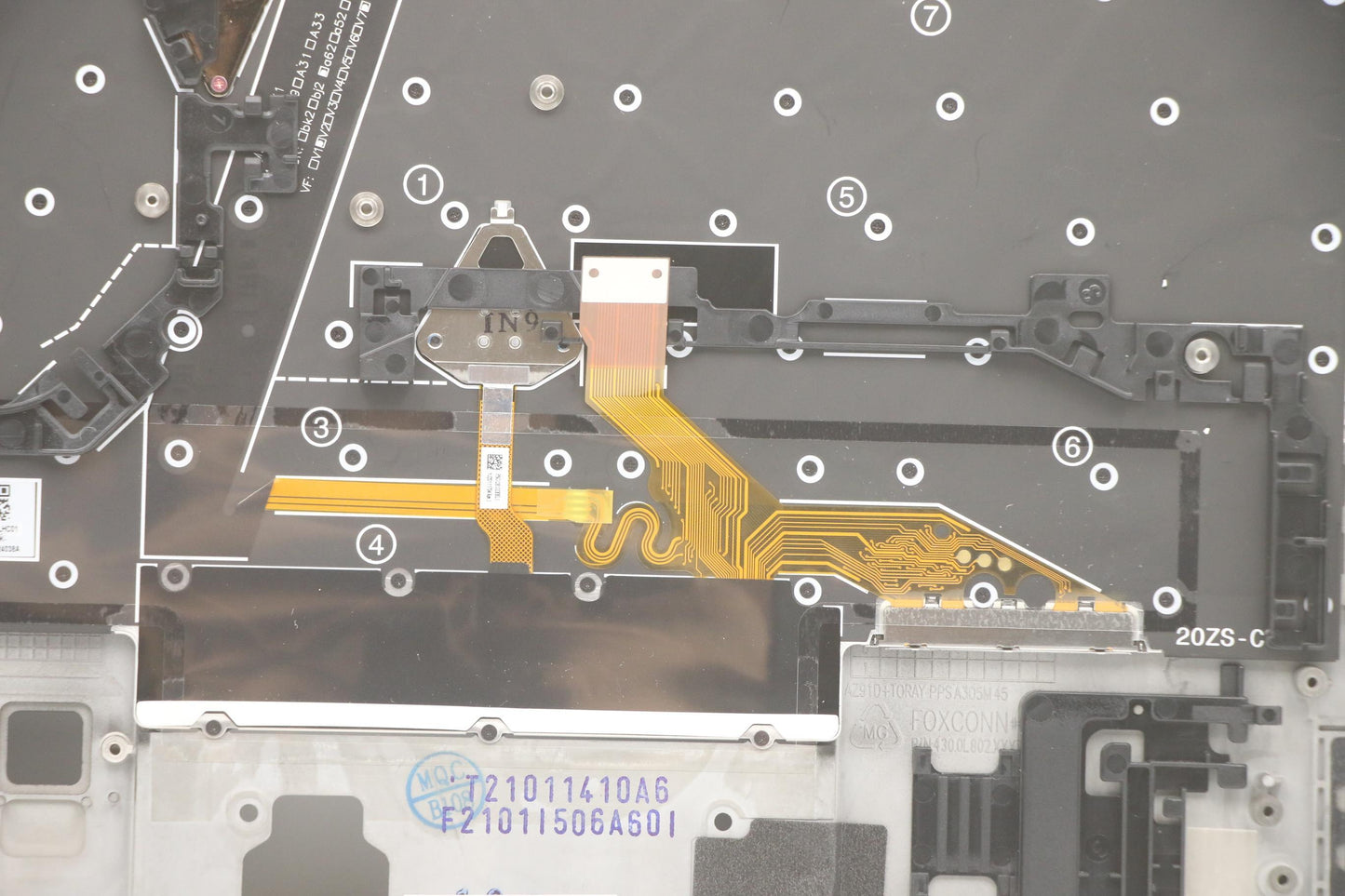 Lenovo Mech_Asm Grp,Kbd,Bzl,Bul,Ww,Bk - 5M11B38385