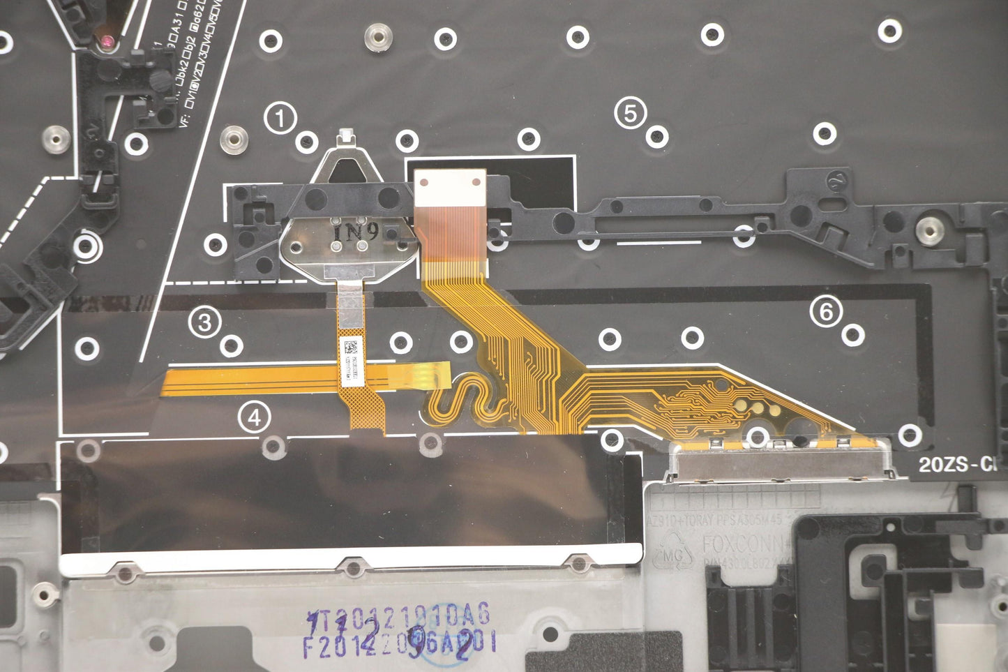 Lenovo Mech_Asm Grp,Kbd,Bzl,Eng,Ww,Bk - 5M11B38389