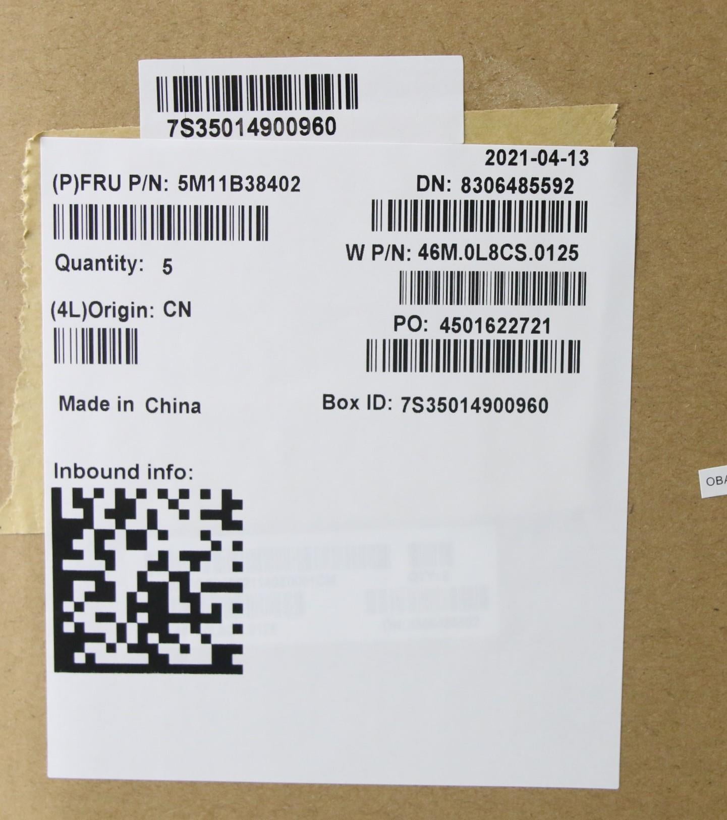 Lenovo Mech_Asm Grp,Kbd,Bzl,Kor,Ww,Bk - 5M11B38402