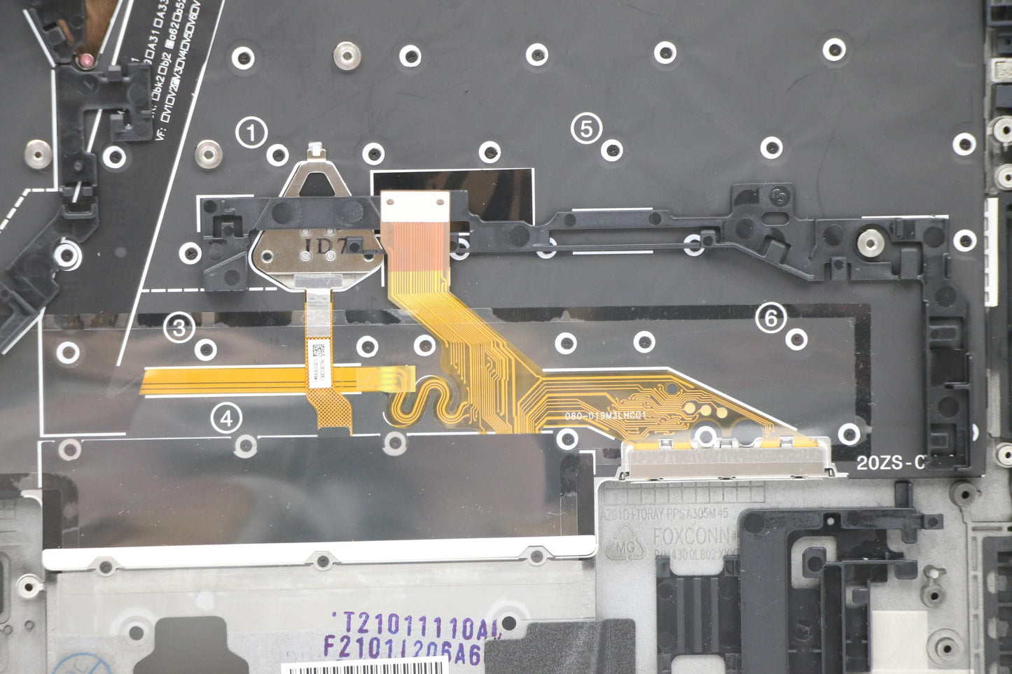 Lenovo Mech_Asm Grp,Kbd,Bzl,Kor,Ww,Bk - 5M11B38402