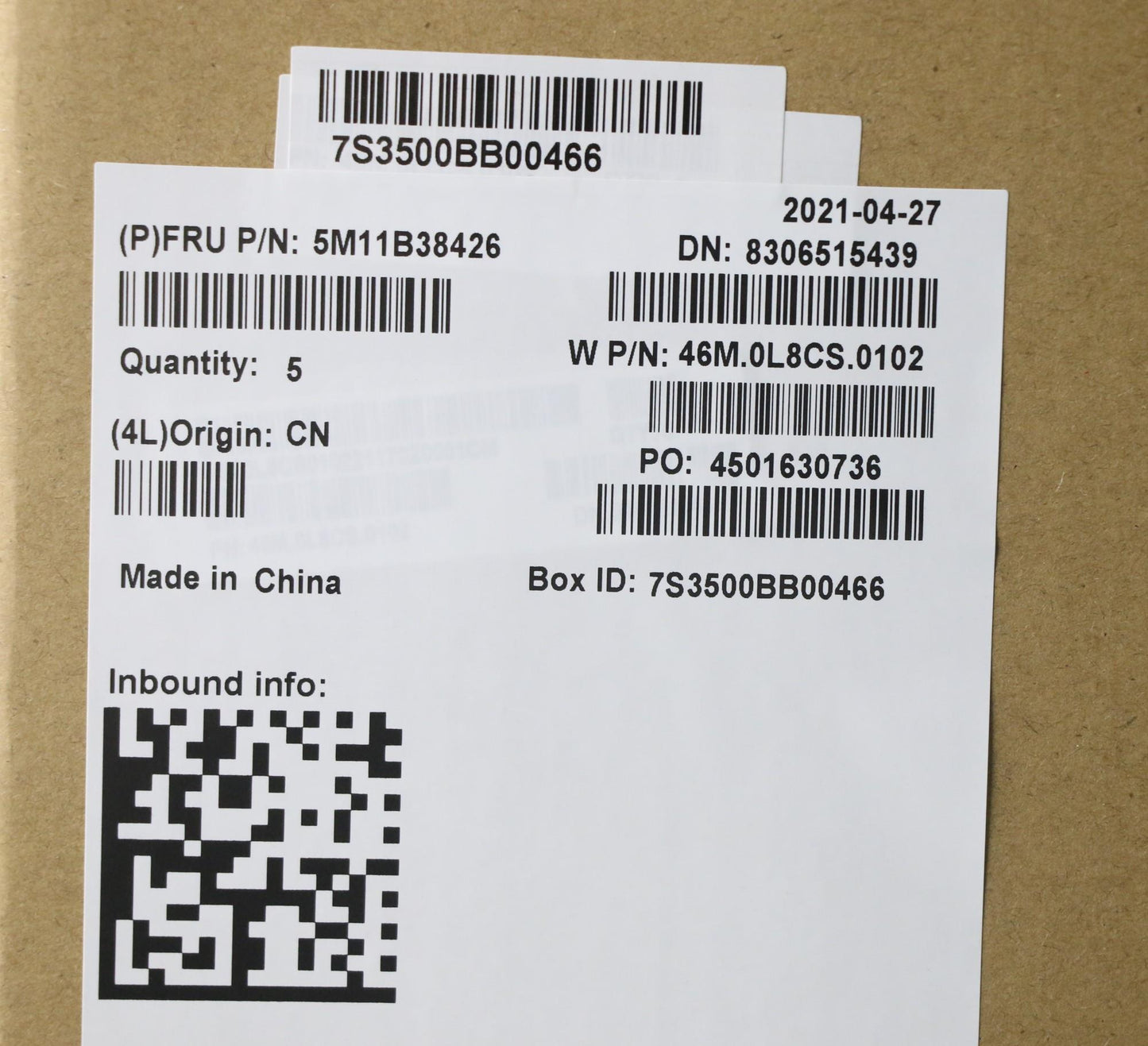 Lenovo Mech_Asm Grp,Kbd,Bzl,Est,Ww,Bk - 5M11B38426