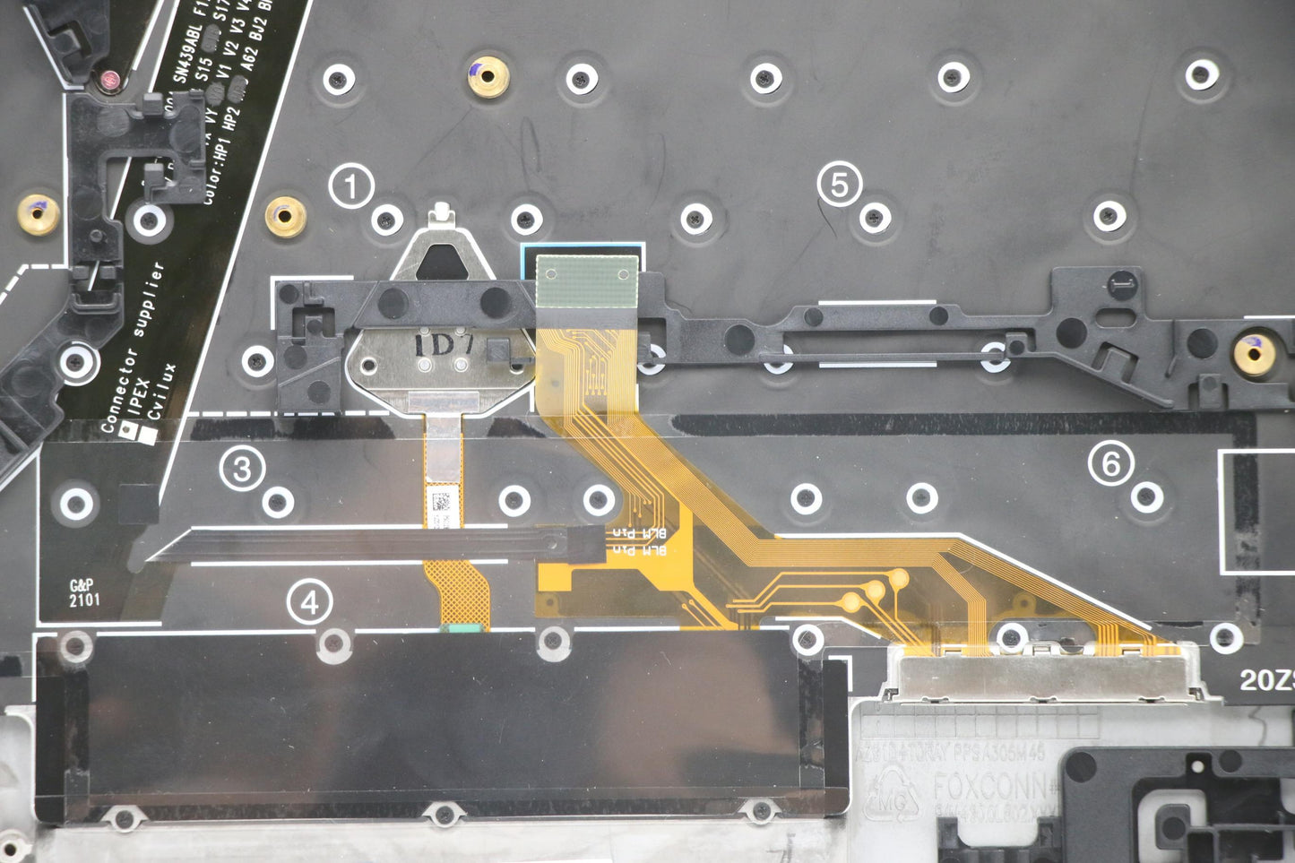 Lenovo Mech_Asm Grp,Kbd,Bzl,Ild,Ww,Bk - 5M11B38434