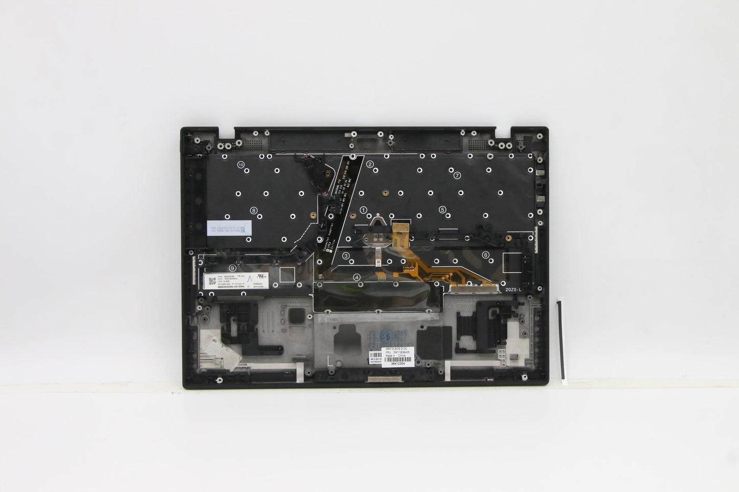 Lenovo Mech_Asm Grp,Kbd,Bzl,Ind Eng,W - 5M11B38435