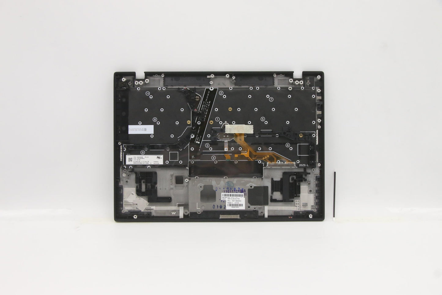 Lenovo Mech_Asm Grp,Kbd,Bzl,Uke,Ww,Bk - 5M11B38452