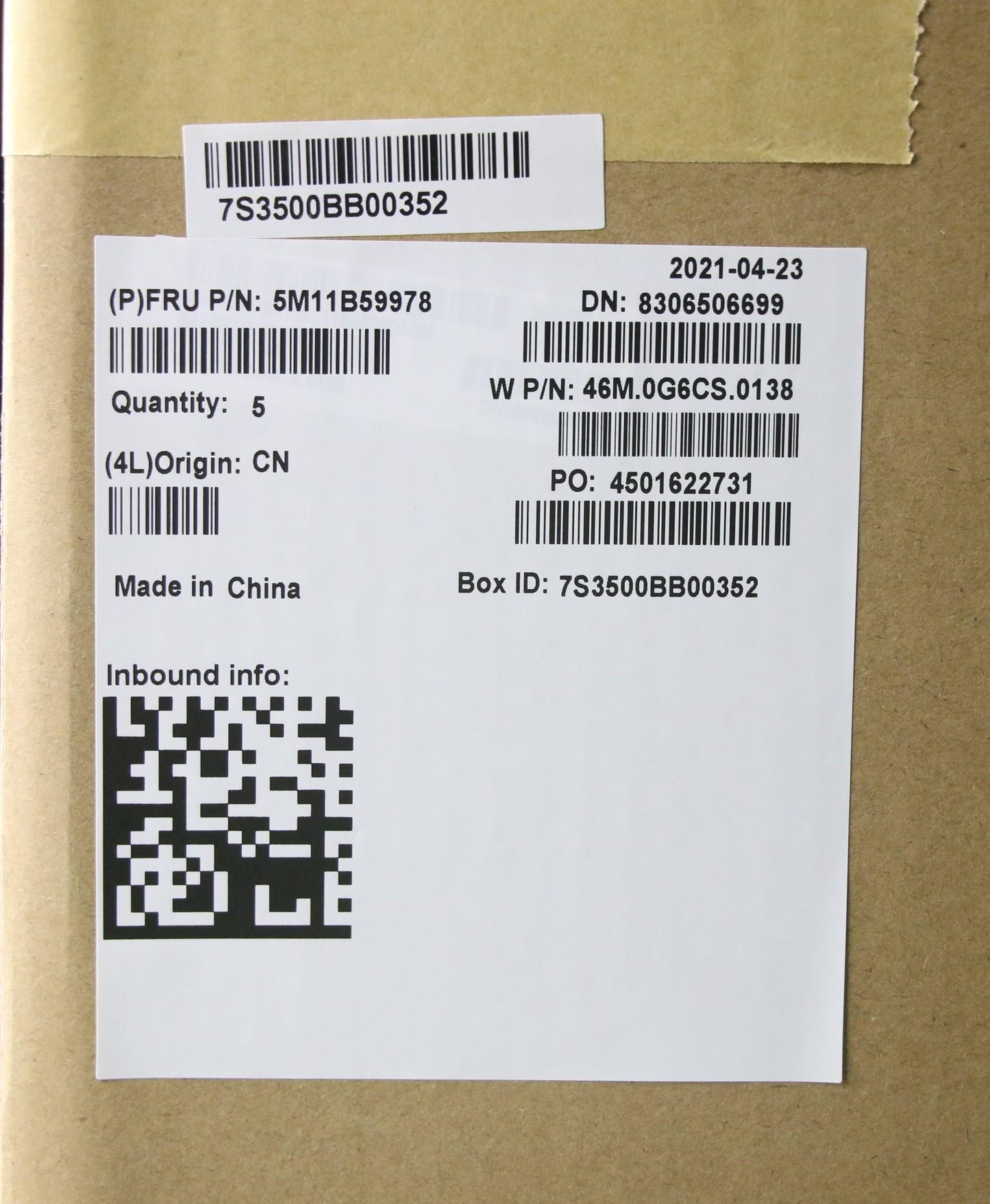 Lenovo Mech_Asm Kbd Bezel,Ti,Wwan,Kor - 5M11B59978