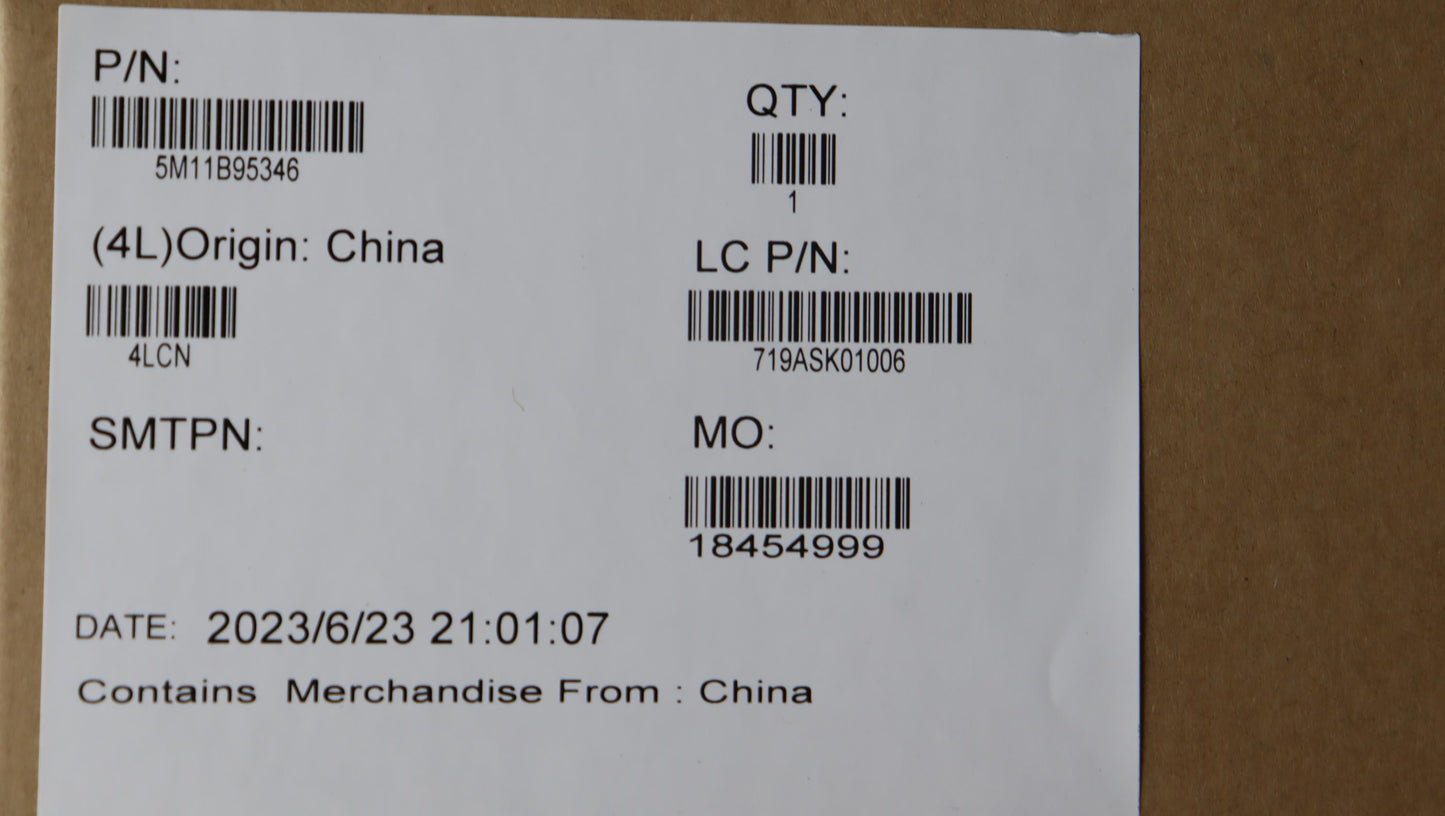 Lenovo Mech_Asm B Sheet Tape Assembly - 5M11B95346