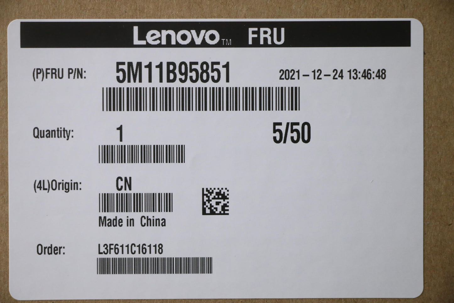 Lenovo Cards Misc Internal - 5M11B95851