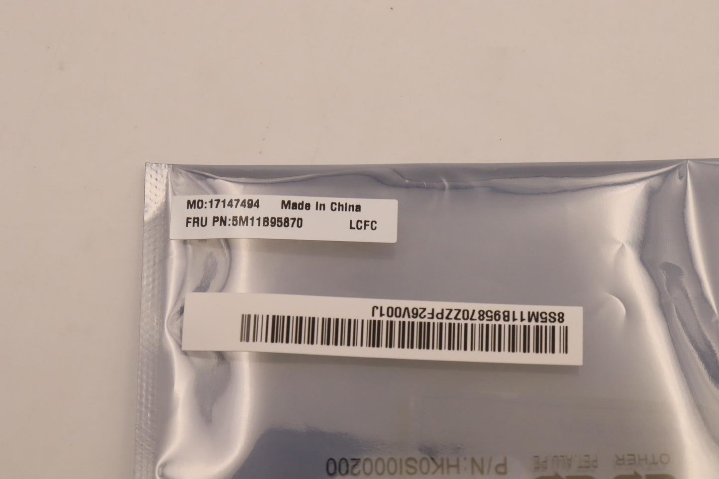 Lenovo Mylar Card, CS20, MM-Silver, TRA - 5M11B95870