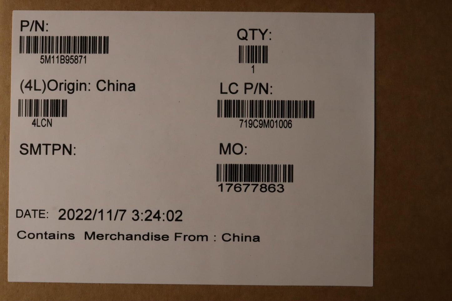 Lenovo Mech_Asm Cs20 2Bcp,Mylar,Mm-Si - 5M11B95871